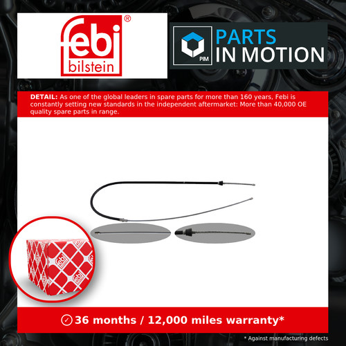 Handbrake cable fits - cable, skoda