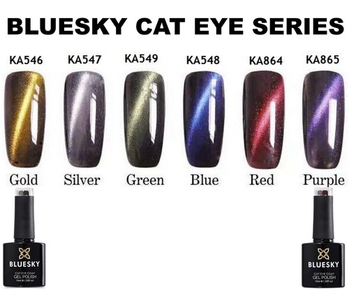 Bluesky gel nail - nail, cat