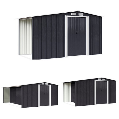 Metal outdoor shed garden - outdoor,