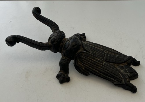 Vintage cast iron beetle - cast, beetle/bug