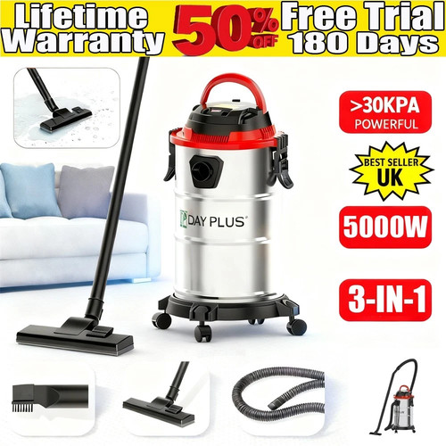 Wet and dry vacuum cleaner - and,