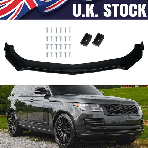 Gloss black front - front, bumper