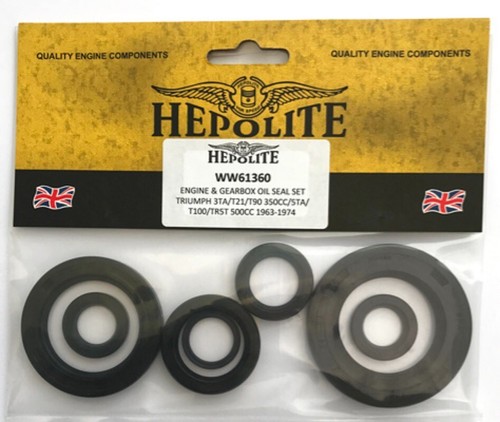 Oil seal set triumph 3ta - seal,