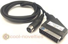 ATARI 800, 800XL,1200XL, 65XE & 130XE TV VIDEO SCART CABLE / OFC AV LEAD