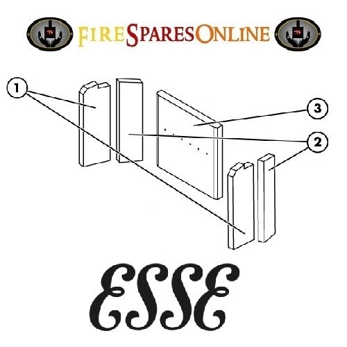 Esse 301 inset stove - stove, set
