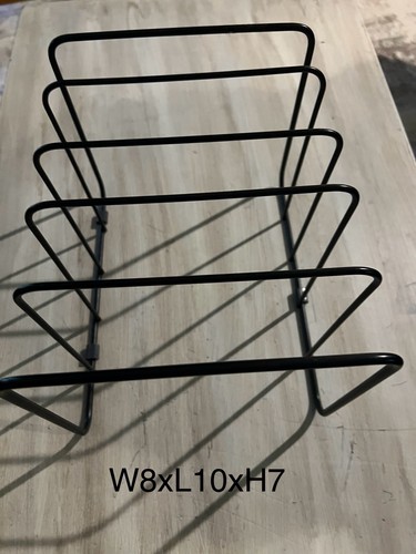 Black metal wire magazine - wire,