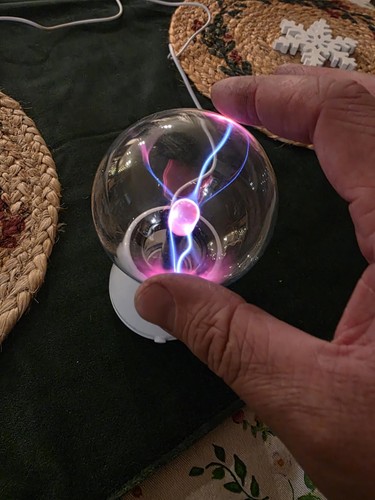 Inch plasma ball lamp - plasma, touch