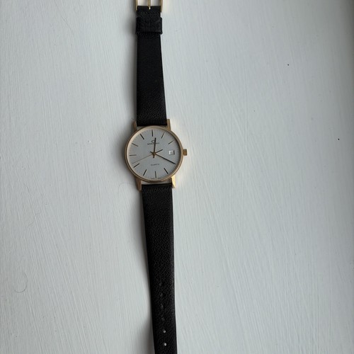 Garrard mens 9ct quartz - garrard,