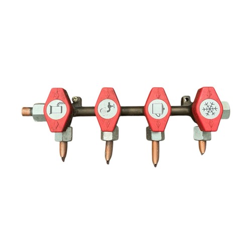 Four way gas - way, manifold