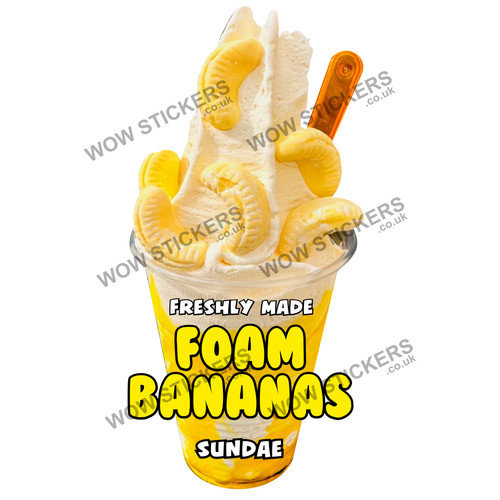 Ice cream van sticker - , foam