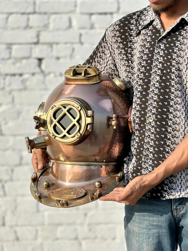Scuba diving helmet navy - diving,