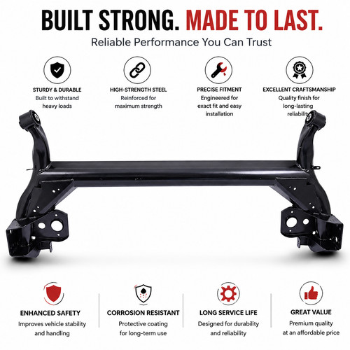 Rear axle subframe crossmember - rear,
