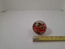 2 Vintage Art Glass Millefiori
