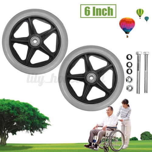 2pc 8inch front wheel - front,