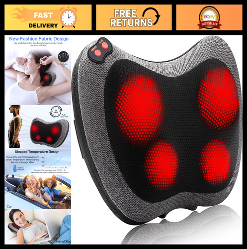 Shiatsu back massager with - shiatsu,