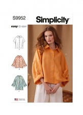 Simplicity Paper Sewing Pattern 9952