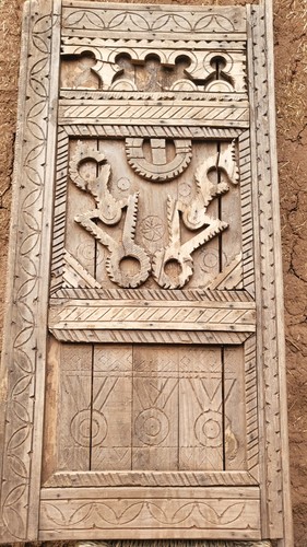 Ancient front door amazigh - ancient,