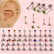 4PCS Zircon Tragus Helix