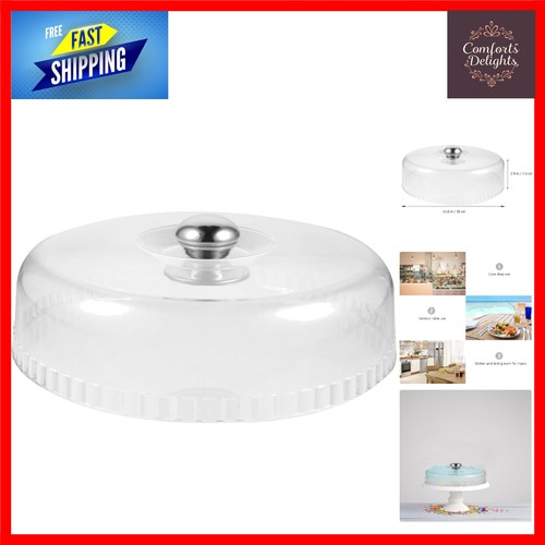 Clear round cake dust - clear,