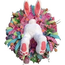 Easter Bunny Wreath Spring