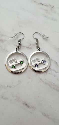 Jeep uphill climb earrings - jeep,