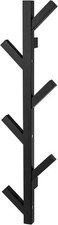 IKEA TJUSIG Black Wall Coat