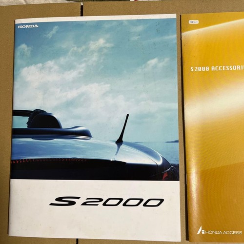 Honda s2000 book catalog - book,