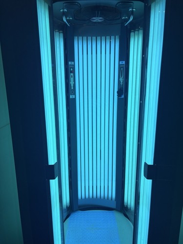 Stand salon sunbed tanning - up,