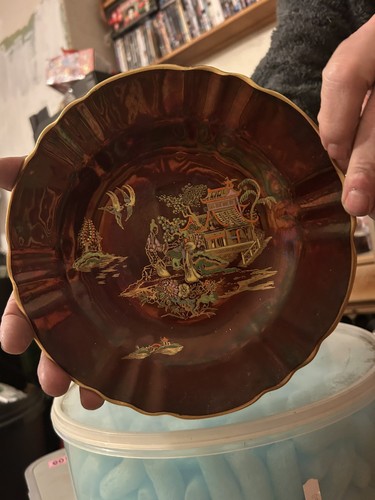 Carlton ware lustre plate - ware,