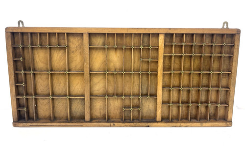 Vintage wooden letterpress - wooden,
