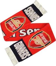 Arsenal FC Scarf Gunners Crest For Fan Supporter Official Licensed