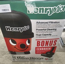 Henry Micro Corded Vacuum Cleaner HVR.200M-11 with Eco Brush and Filter
