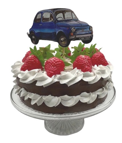 Fiat 500 cake topper - 500,