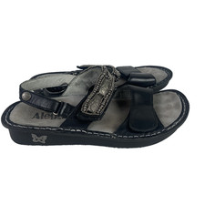 Alegria Shoes Womens Size 36 Sandals Beaded Comfort Adjustable Strap Leather