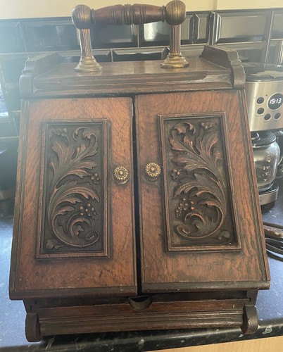 Vintage wooden and brass - vintage,
