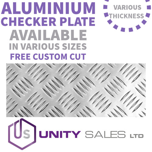 Aluminium floor chequer plate - aluminium,