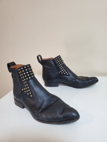 Black studded chloe leather - studded,