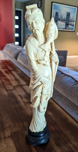 Chinese carved resin faux - carved,