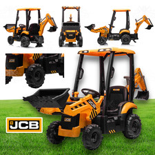Kids Electric Ride On Car JCB TRACTOR | 12V Licensed | Digger & Excavator + RC