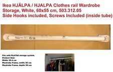 Ikea HJÄLPA / HJALPA Clothes rail Wardrobe Storage, White, 60x55 cm, 503.312.05