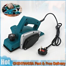 3-PIN Plug Electric Wood Planer Hand Power Plane Machine 82mm Blade Guide 1200W