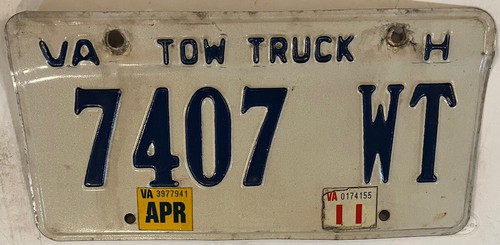 Tow truck license - license, wt
