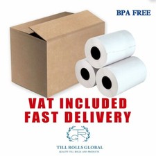 Thermal paper 57 x 40mm Credit Cards Machine (extra paper) 100 ROLLS