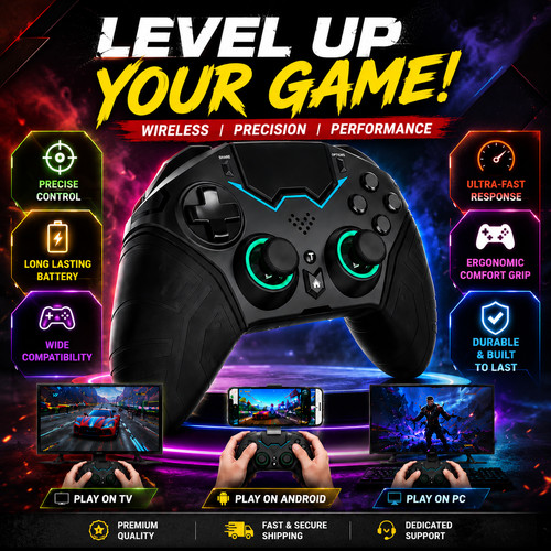 Wireless bluetooth controller - wireless,
