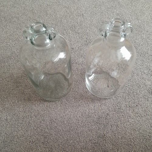 Two used glass - two,