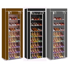 27 PAIRS 10 TIER SHOES CABINET