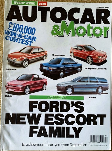 Autocar magazine apr - 25-apr-90,
