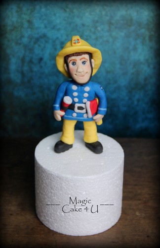 Fireman sam inspired handmade - sam,