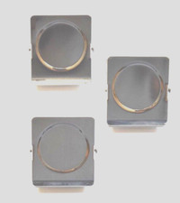 Small Magnetic Square Bulldog Clips Fridge Paper Holder Metal  30mm x 35mm  8 pk