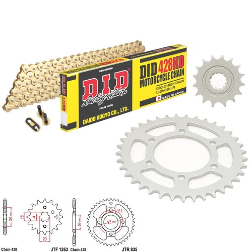 Rd125 lc2 ypvs chain and - lc2,